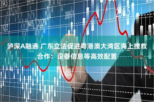 泸深A融通 广东立法促进粤港澳大湾区海上搜救合作:设备信息等高效配置