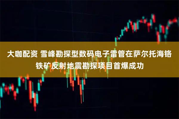 大咖配资 雪峰勘探型数码电子雷管在萨尔托海铬铁矿反射地震勘探项目首爆成功